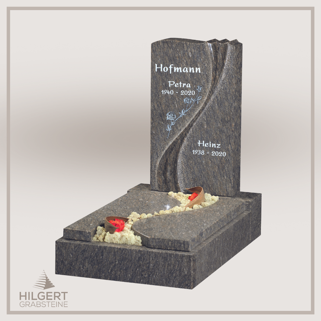 UR-GR-500 | Hilgert Grabsteine | Urnengrabstein aus Granit