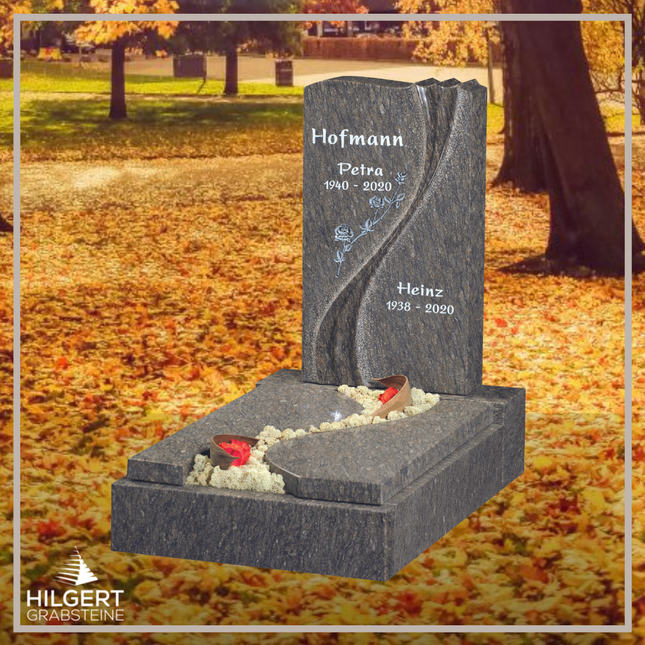 UR-GR-500 | Hilgert Grabsteine | Urnengrabstein aus Granit