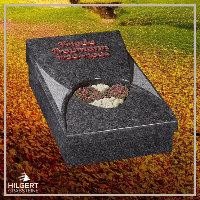 UR-GR-5449 | Hilgert Grabsteine | Urnengrabstein aus Granit