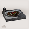 UR-GR-GA443 | Hilgert Grabsteine | Urnengrabstein aus Granit