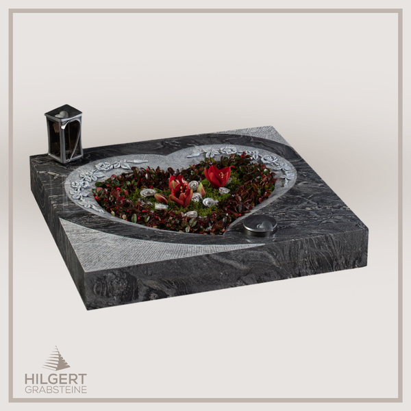 UR-GR-GA443 | Hilgert Grabsteine | Urnengrabstein aus Granit