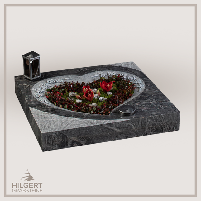 UR-GR-GA443 | Hilgert Grabsteine | Urnengrabstein aus Granit