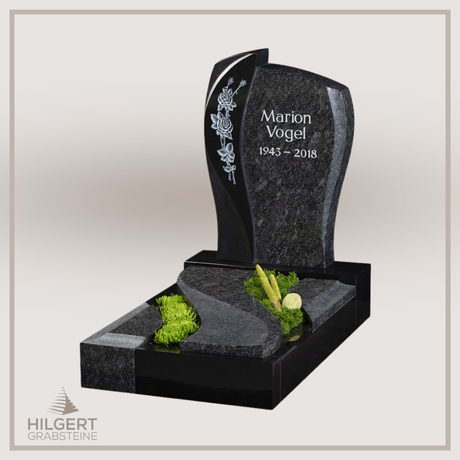 UR-GR-GA444-003212 | Hilgert Grabsteine | Urnengrabstein aus Granit