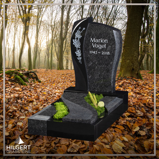 UR-GR-GA444-003212 | Hilgert Grabsteine | Urnengrabstein aus Granit