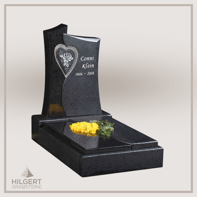 UR-GR-GA447-003215-1  | Hilgert Grabsteine | Urnengrabstein aus Granit