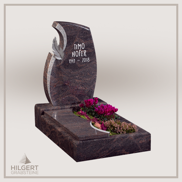 UR-GR-GA449-003209 | Hilgert Grabsteine | Urnengrabstein aus Granit