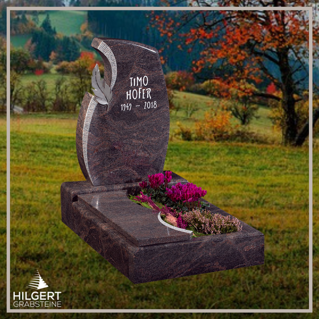 UR-GR-GA449-003209 | Hilgert Grabsteine | Urnengrabstein aus Granit
