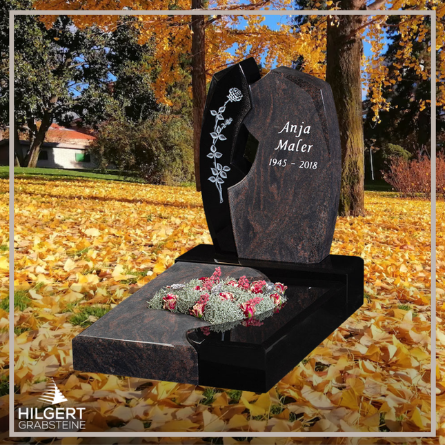 UR-GR-GA450-003207 | Hilgert Grabsteine | Urnengrabstein aus Granit