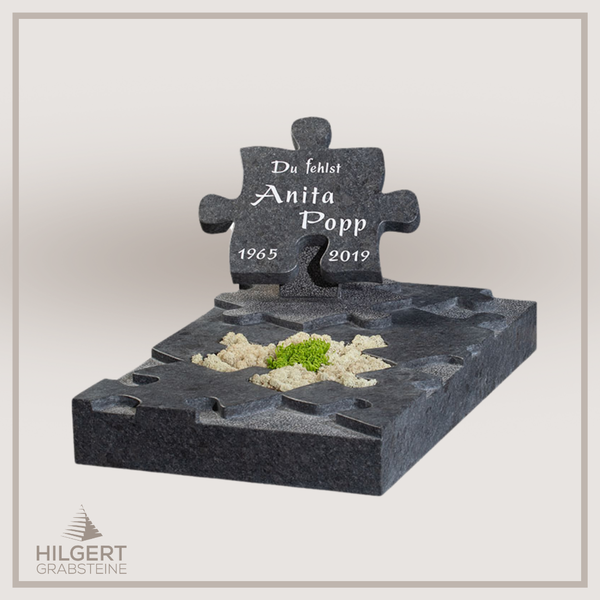 UR-GR-GA452 | Hilgert Grabsteine | Urnengrabstein aus Granit