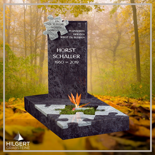 UR-GR-GA453-003229 | Hilgert Grabsteine | Urnengrabstein aus Granit