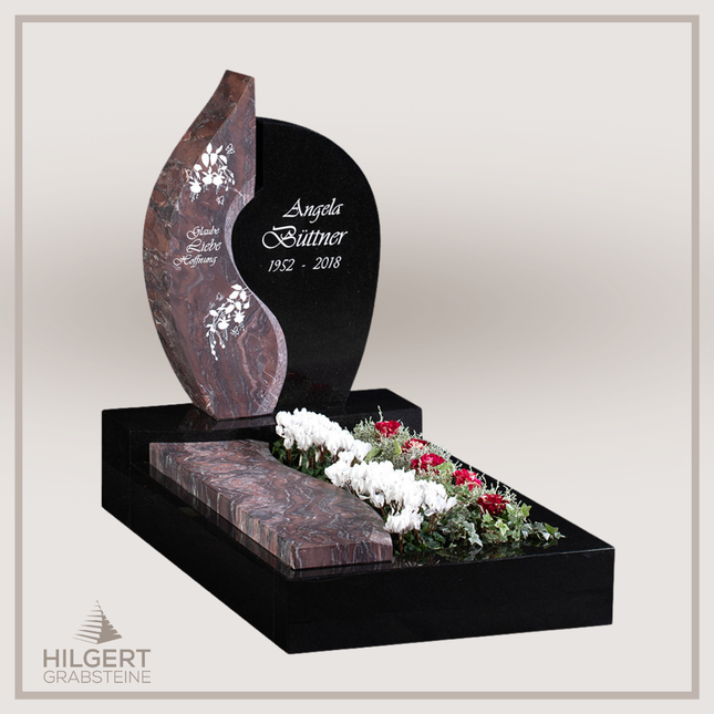 UR-GR-GA454-003230 | Hilgert Grabsteine | Urnengrabstein aus Granit
