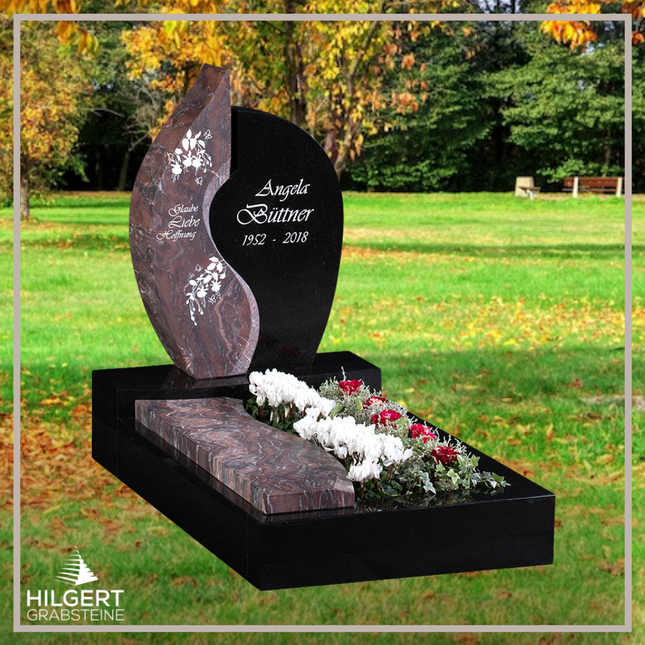 UR-GR-GA454-003230 | Hilgert Grabsteine | Urnengrabstein aus Granit