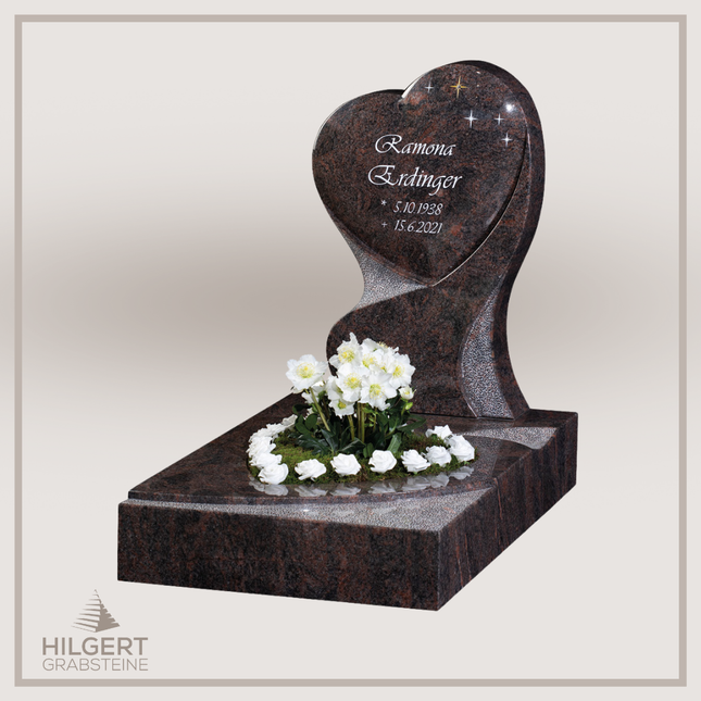 UR-GR-GA502 | Hilgert Grabsteine | Urnengrabstein aus Granit