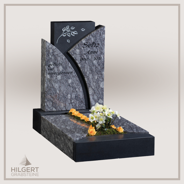UR-GR-GA504 | Hilgert Grabsteine | Urnengrabstein aus Granit