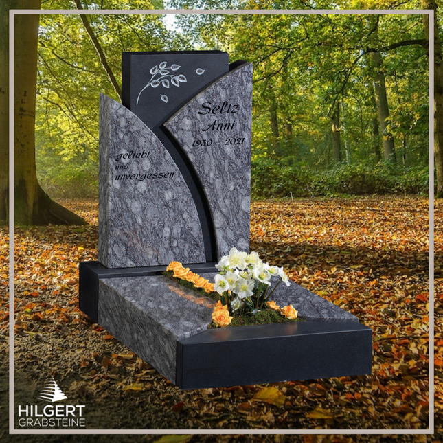 UR-GR-GA504 | Hilgert Grabsteine | Urnengrabstein aus Granit
