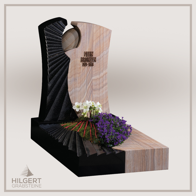 UR-GR-GA505 | Hilgert Grabsteine | Urnengrabstein aus Granit