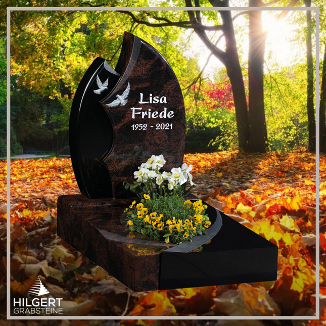 UR-GR-GA507 | Hilgert Grabsteine | Urnengrabstein aus Granit