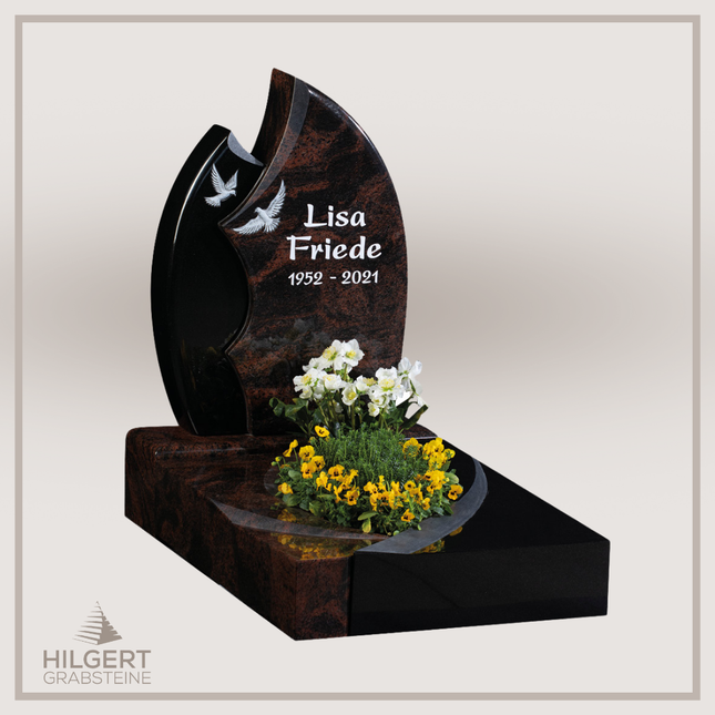 UR-GR-GA507 | Hilgert Grabsteine | Urnengrabstein aus Granit