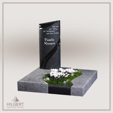 UR-GR-GGA442-003221 | Hilgert Grabsteine | Urnengrabstein aus Granit