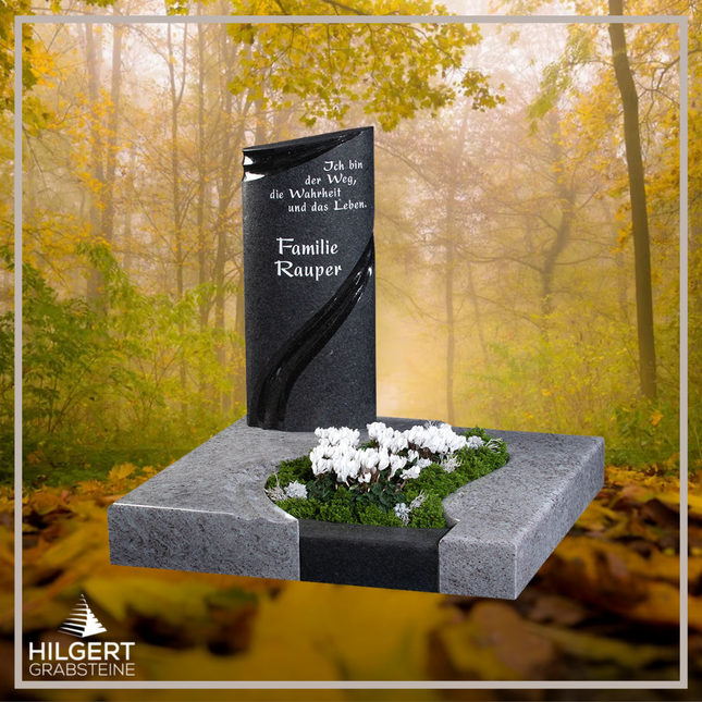 UR-GR-GGA442-003221 | Hilgert Grabsteine | Urnengrabstein aus Granit