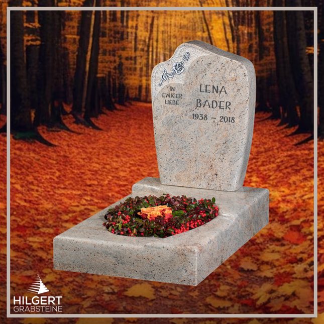 UR-GR-GGA448-003225 | Hilgert Grabsteine | Urnengrabstein aus Granit