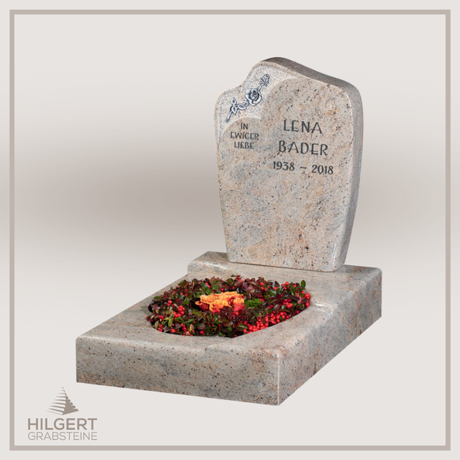 UR-GR-GGA448-003225 | Hilgert Grabsteine | Urnengrabstein aus Granit