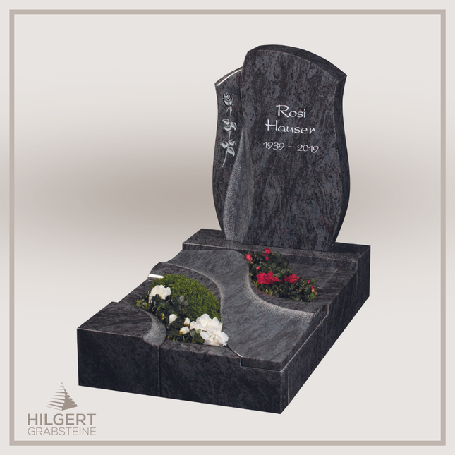 UR-GR-UA457-OT-003259 | Hilgert Grabsteine | Urnengrabstein aus Granit