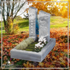 UR-GR-UA467-OT-003289 | Hilgert Grabsteine | Urnengrabstein aus Granit