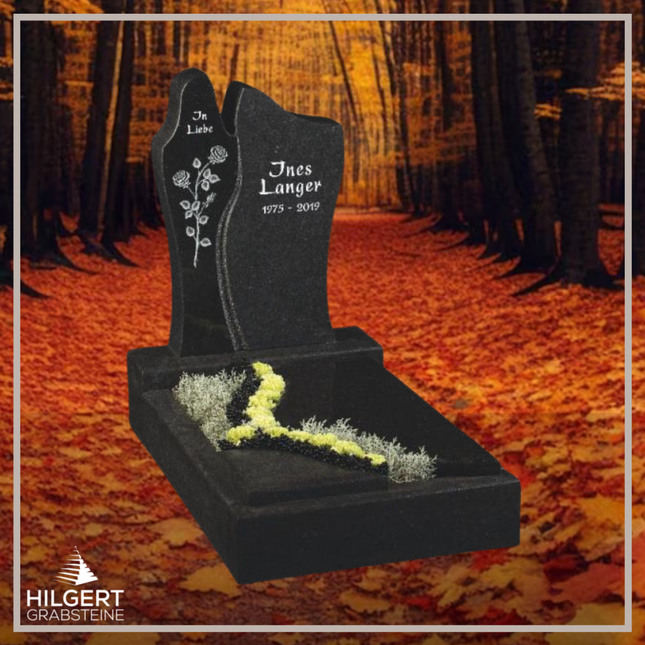 UR-GR-UA468-OT-003268-1 | Hilgert Grabsteine | Urnengrabstein aus Granit