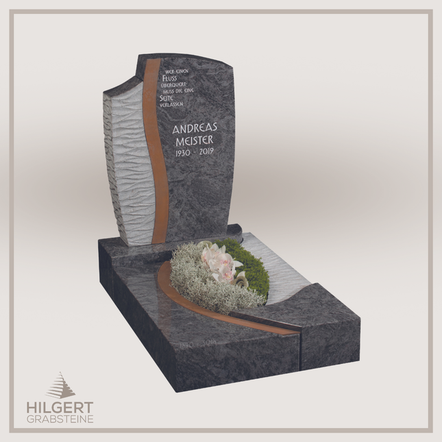 UR-GR-UA474-OT-003274 | Hilgert Grabsteine | Urnengrabstein aus Granit