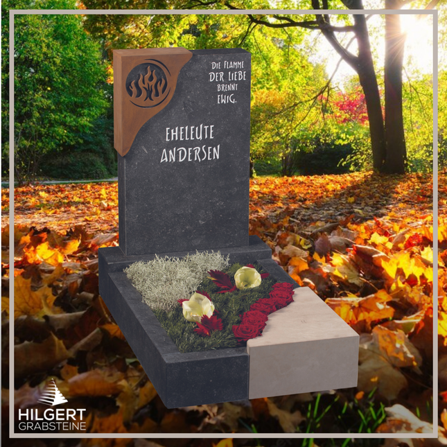 UR-GR-UA475-OT-003277 | Hilgert Grabsteine | Urnengrabstein aus Granit