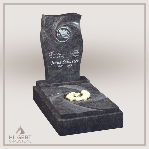 UR-GR-UA476-OT-003278 | Hilgert Grabsteine | Urnengrabstein aus Granit
