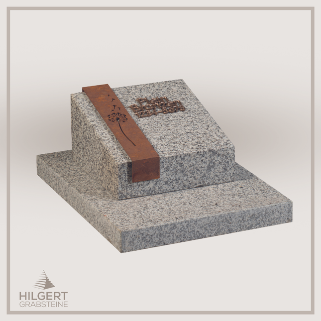 UR-GR-UA479-C59 | Hilgert Grabsteine | Urnengrabstein aus Granit
