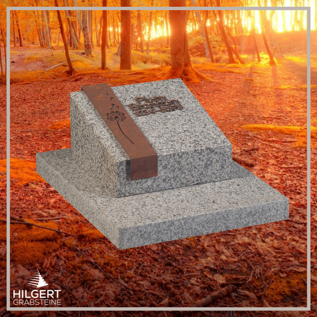 UR-GR-UA479-C59 | Hilgert Grabsteine | Urnengrabstein aus Granit