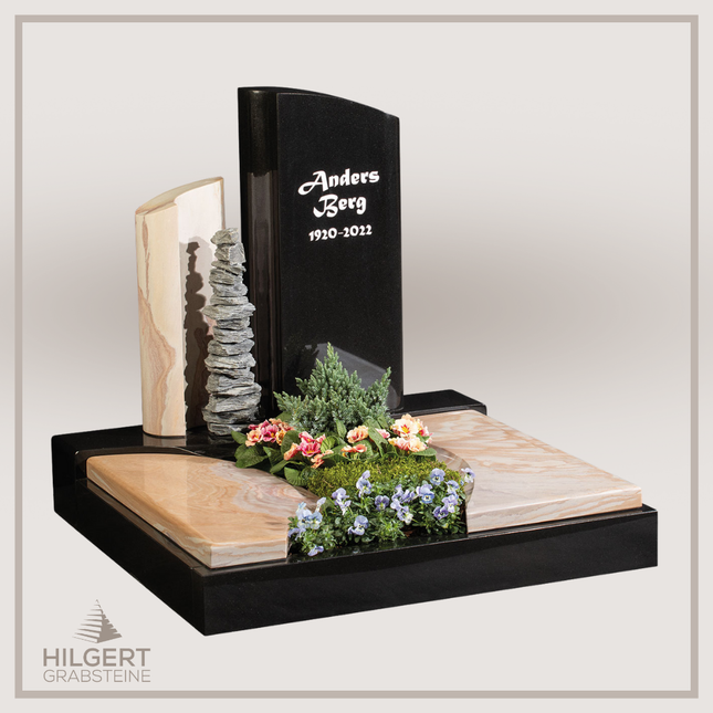 UR-GR-UA501 | Hilgert Grabsteine | Urnengrabstein aus Granit