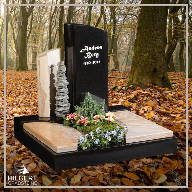 UR-GR-UA501 | Hilgert Grabsteine | Urnengrabstein aus Granit