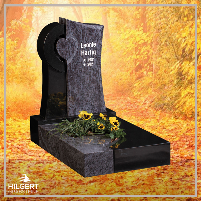 UR-GR-UA512 | Hilgert Grabsteine | Urnengrabstein aus Granit