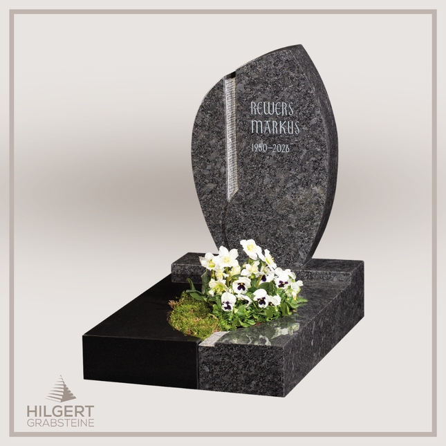 UR-GR-UA513 | Hilgert Grabsteine | Urnengrabstein aus Granit