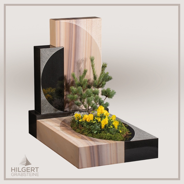 UR-GR-UA514 | Hilgert Grabsteine | Urnengrabstein aus Granit