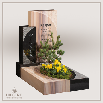 UR-GR-UA514 | Hilgert Grabsteine | Urnengrabstein aus Granit