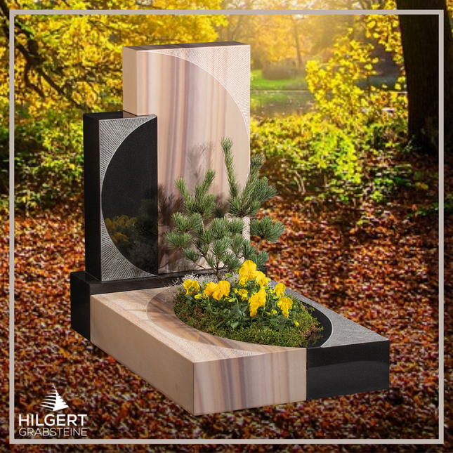 UR-GR-UA514 | Hilgert Grabsteine | Urnengrabstein aus Granit
