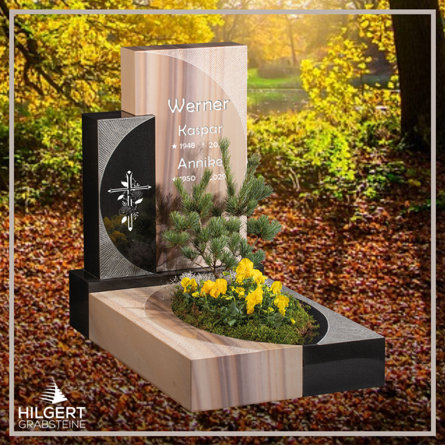UR-GR-UA514 | Hilgert Grabsteine | Urnengrabstein aus Granit