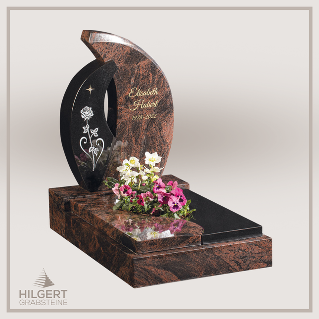 UR-GR-UA516 | Hilgert Grabsteine | Urnengrabstein aus Granit