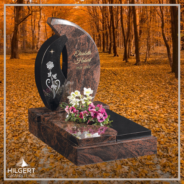 UR-GR-UA516 | Hilgert Grabsteine | Urnengrabstein aus Granit