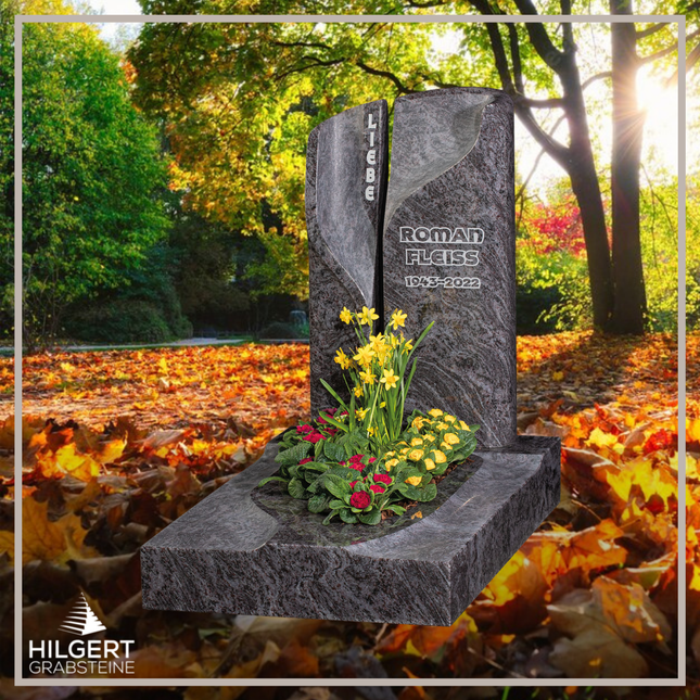 UR-GR-UA518 | Hilgert Grabsteine | Urnengrabstein aus Granit