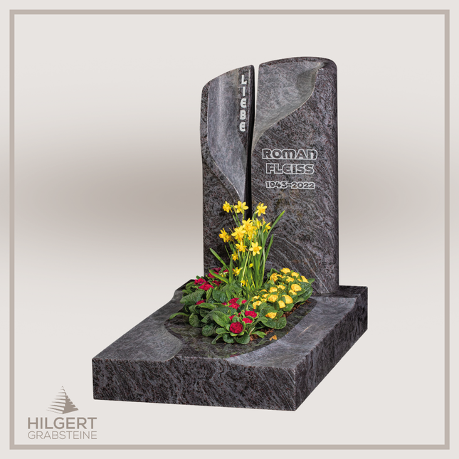 UR-GR-UA518 | Hilgert Grabsteine | Urnengrabstein aus Granit