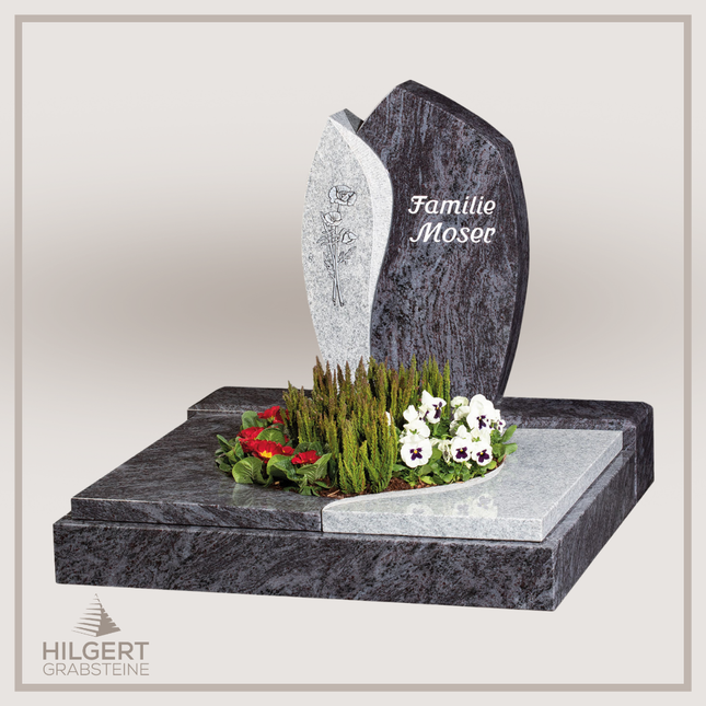 UR-GR-UA519 | Hilgert Grabsteine | Urnengrabstein aus Granit