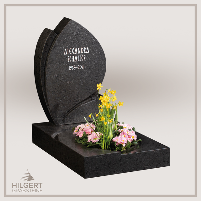UR-GR-UA520 | Hilgert Grabsteine | Urnengrabstein aus Granit
