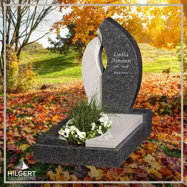 UR-GR-UA523-LA | Hilgert Grabsteine | Urnengrabstein aus Granit