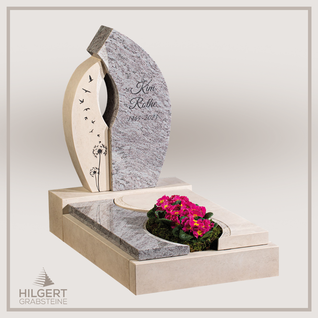 UR-GR-UA523 | Hilgert Grabsteine | Urnengrabstein aus Granit